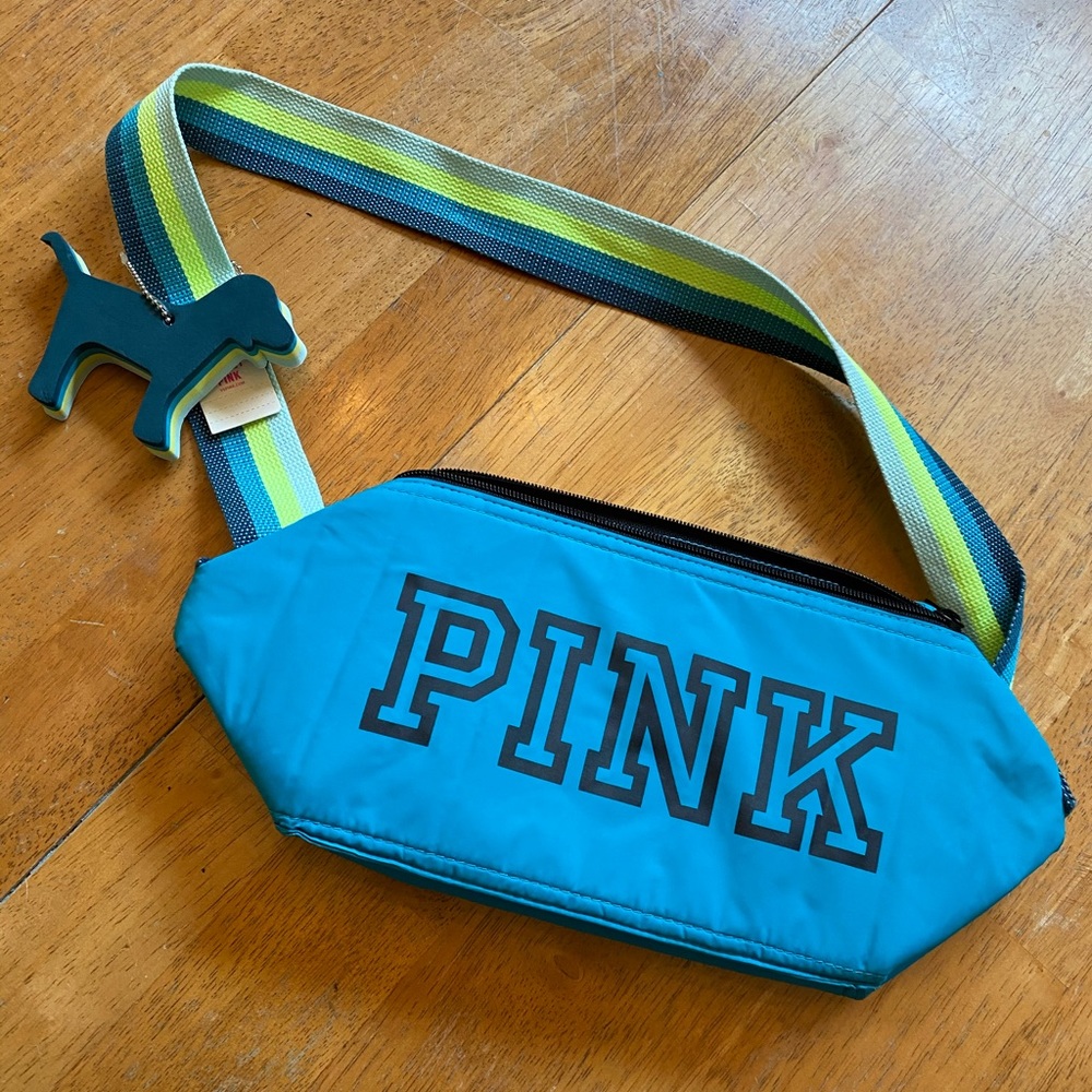 Pink thermal cooler with Pup zip top NWT nice NEW